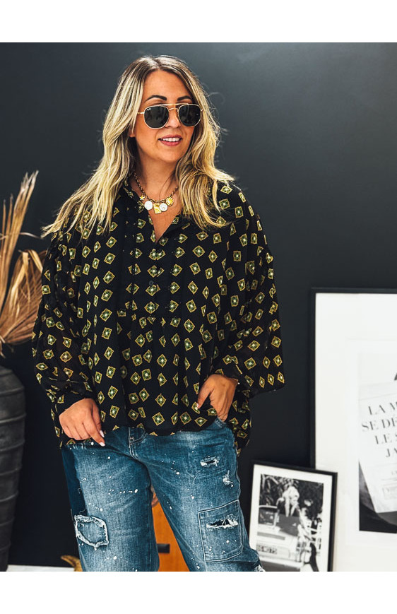 Black MARYSE blouse