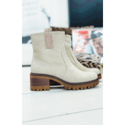 Bottines FIDJI beiges