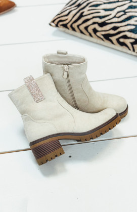 Bottines FIDJI beiges