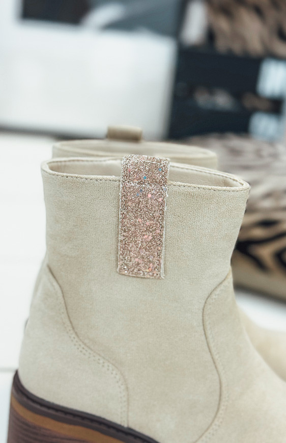 Bottines FIDJI beiges