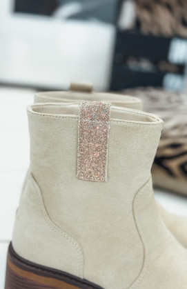 Bottines FIDJI beiges