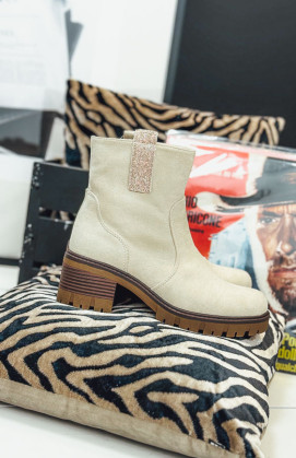 Bottines FIDJI beiges