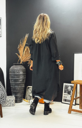 Robe MEGAN longue noire