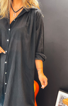 Robe MEGAN longue noire