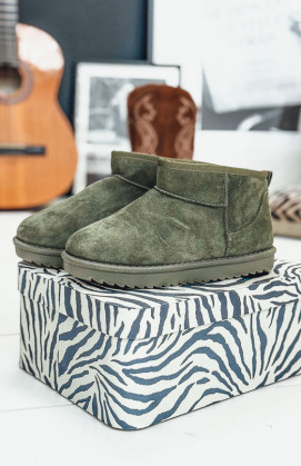 Boots SOKO vert foncé
