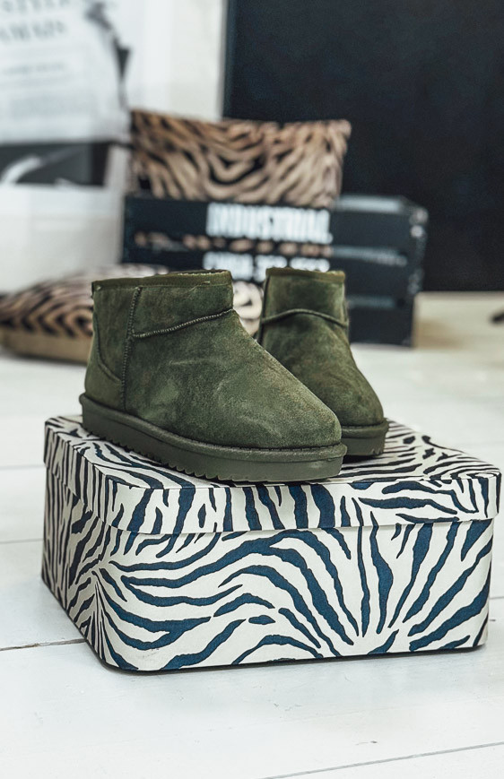 Boots SOKO vert foncé
