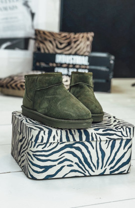 Boots SOKO vert foncé