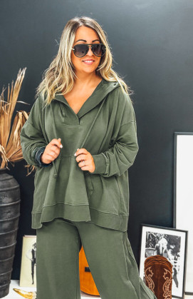 Khaki ALIX sweatshirt