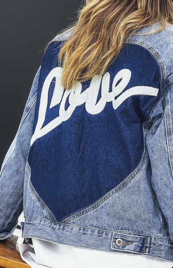 Blue LOVE jacket