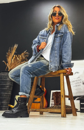 Veste LOVE bleue