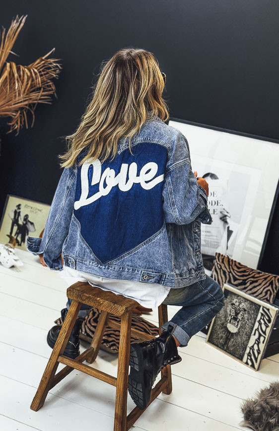 Blue LOVE jacket