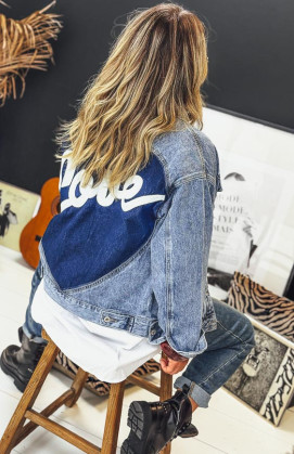 Blue LOVE jacket