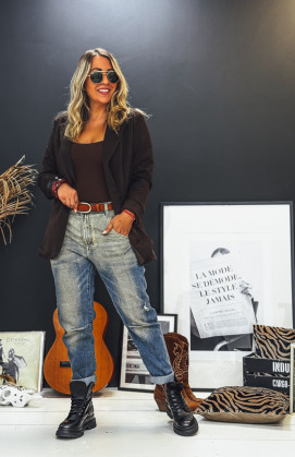 Blazer REMY chocolat
