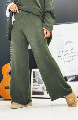 Pantalon ALESSIO vert olive