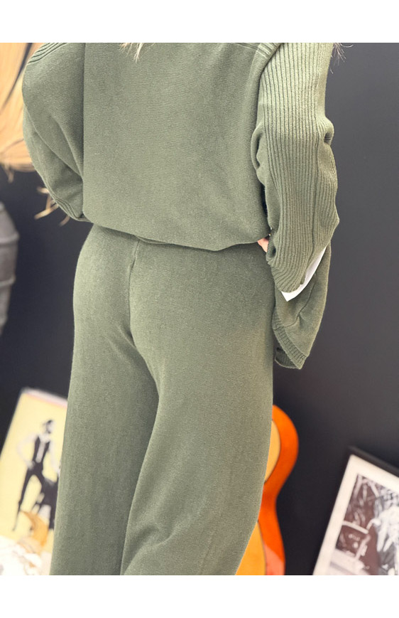 Olive green ALESSIO pants
