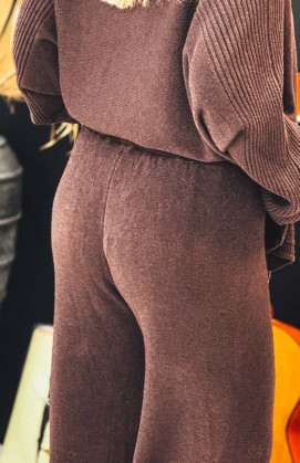 Pantalon ALESSIO chocolat