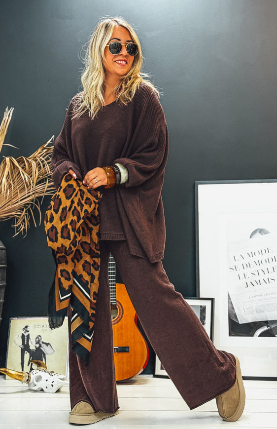 Pantalon ALESSIO chocolat