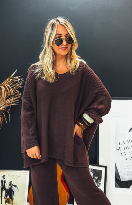 Pull ALESSIO chocolat