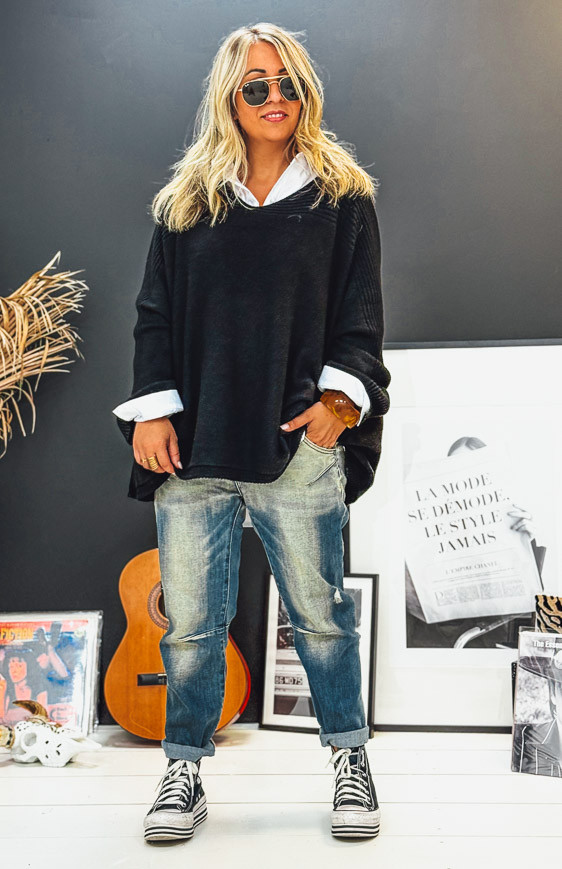 Black ALESSIO sweater
