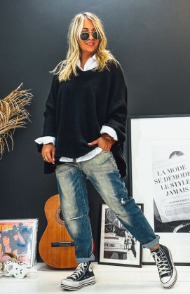Black ALESSIO sweater