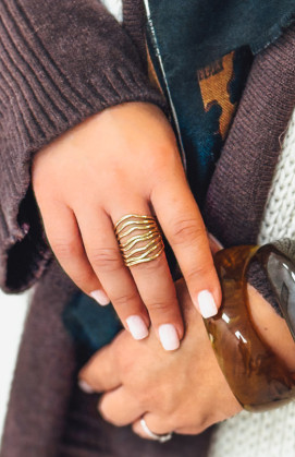 Gold MYSTIC ring