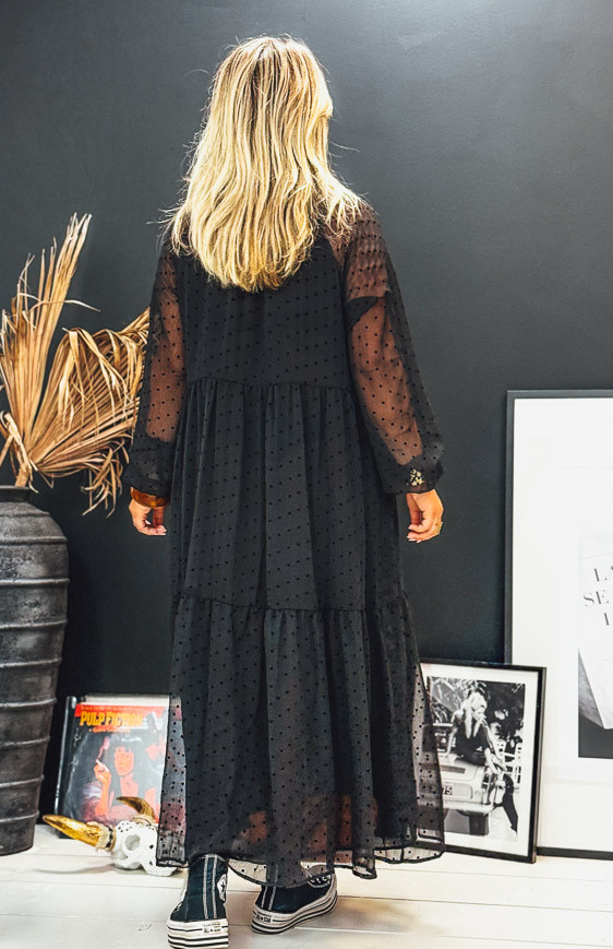 Robe MARJORIE longue noire