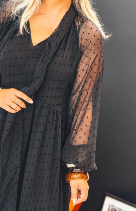 Robe MARJORIE longue noire