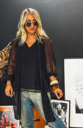 Blouse MARJORIE noire