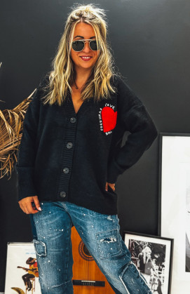 Gilet JEREMIAH noir