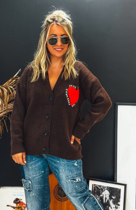 Gilet JEREMIAH chocolat