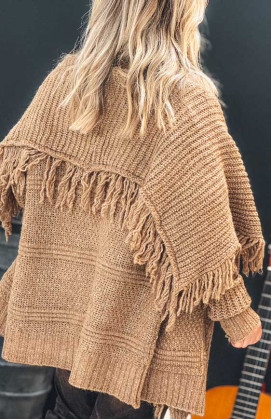 Gilet DAVIS court camel