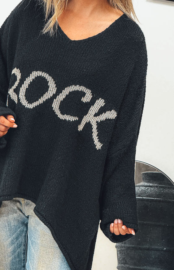 Pull KRAVITZ long noir