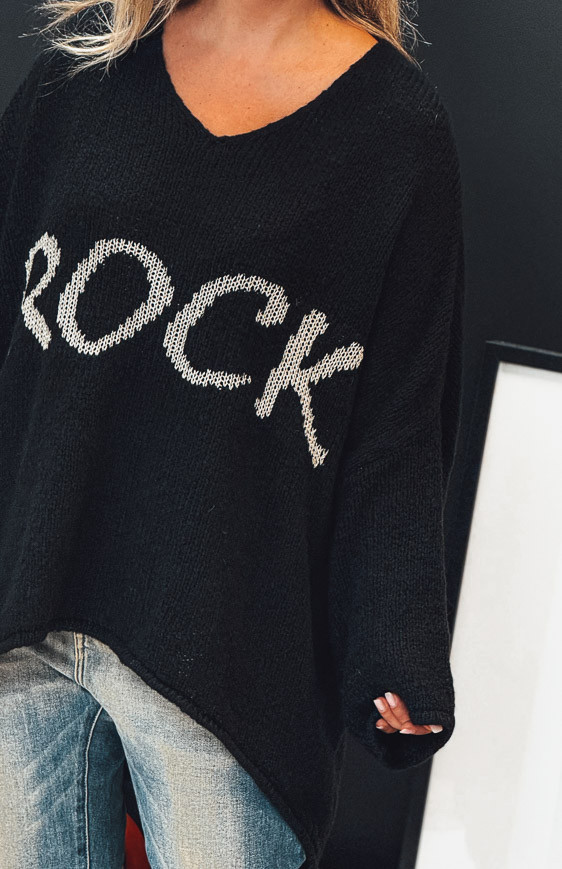 Pull KRAVITZ long noir