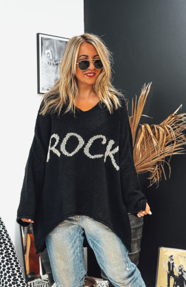 Pull KRAVITZ long noir