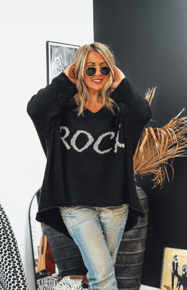 Pull KRAVITZ long noir