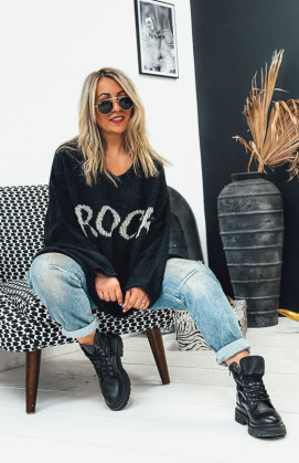 Pull KRAVITZ long noir