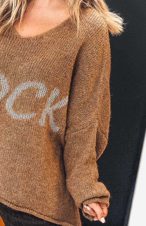Pull KRAVITZ long camel