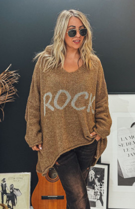 Pull KRAVITZ long camel