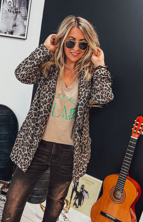 Blazer FRANCK léopard