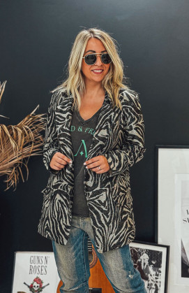 Blazer FRANCK zèbre