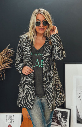 FRANCK zebra blazer