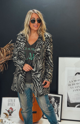 Blazer FRANCK zèbre