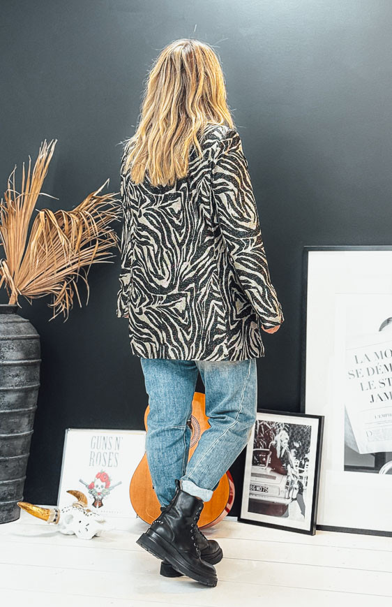 Blazer FRANCK zèbre