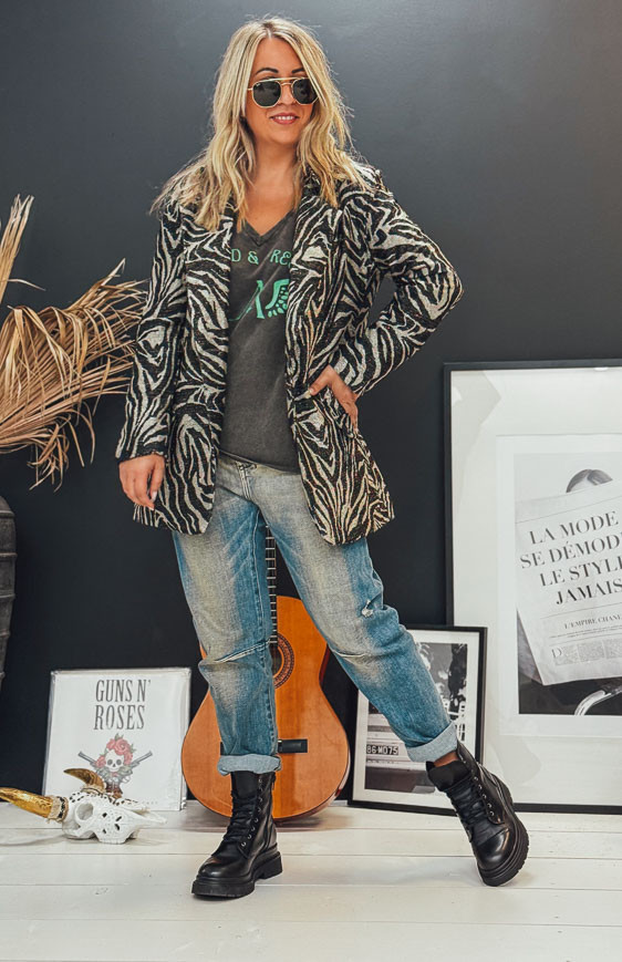 Blazer FRANCK zèbre