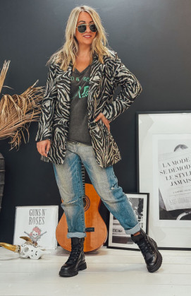 Blazer FRANCK zèbre