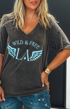 T-shirt BOHO manches...