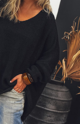 Pull EDMOND long noir
