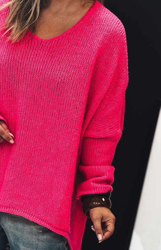 Pull EDMOND long fuchsia