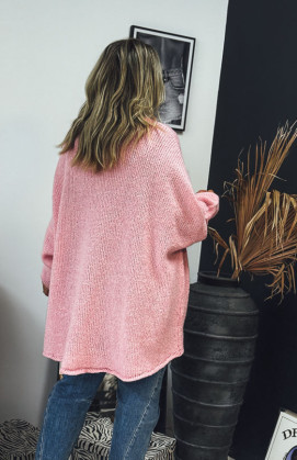 Pull EDMOND long rose clair
