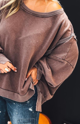 Vintage chocolate AÏKO sweatshirt